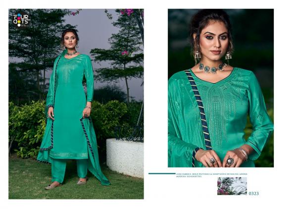 Four Dots Shubharambh 5 Designer Satin Festival Salwar 